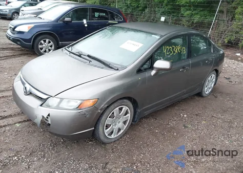 2007 Honda Civic Lx from USA, damaged, VIN 1HGFA16567L136790